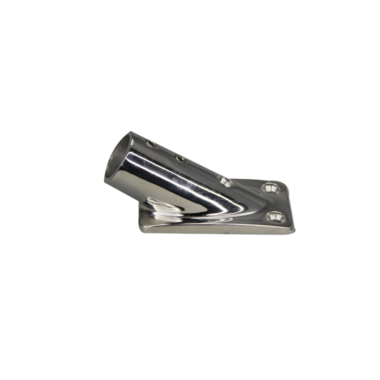 Pactrade Marine Boat Casting SS316 7/8" Hand Rail Fitting Square Base 30 Deg