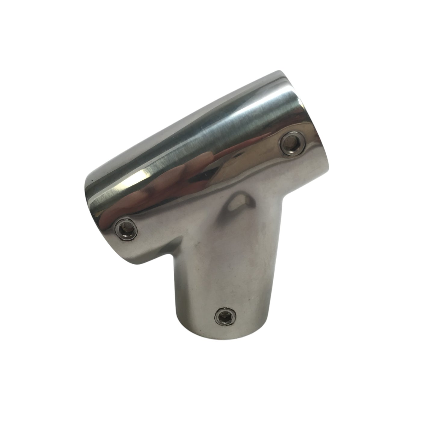 Pactrade Marine Boat Durable Handrail Fitting SS316 Tee Form 60 Deg Left Hand 1" 25.4MM