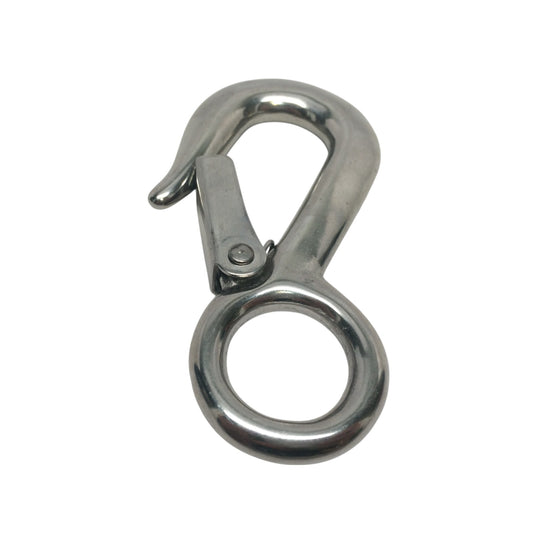 Pactrade Marine Boat SS316 Rigging Snap Hook For Trailer Safety Cables/Winches 4"X2.25"