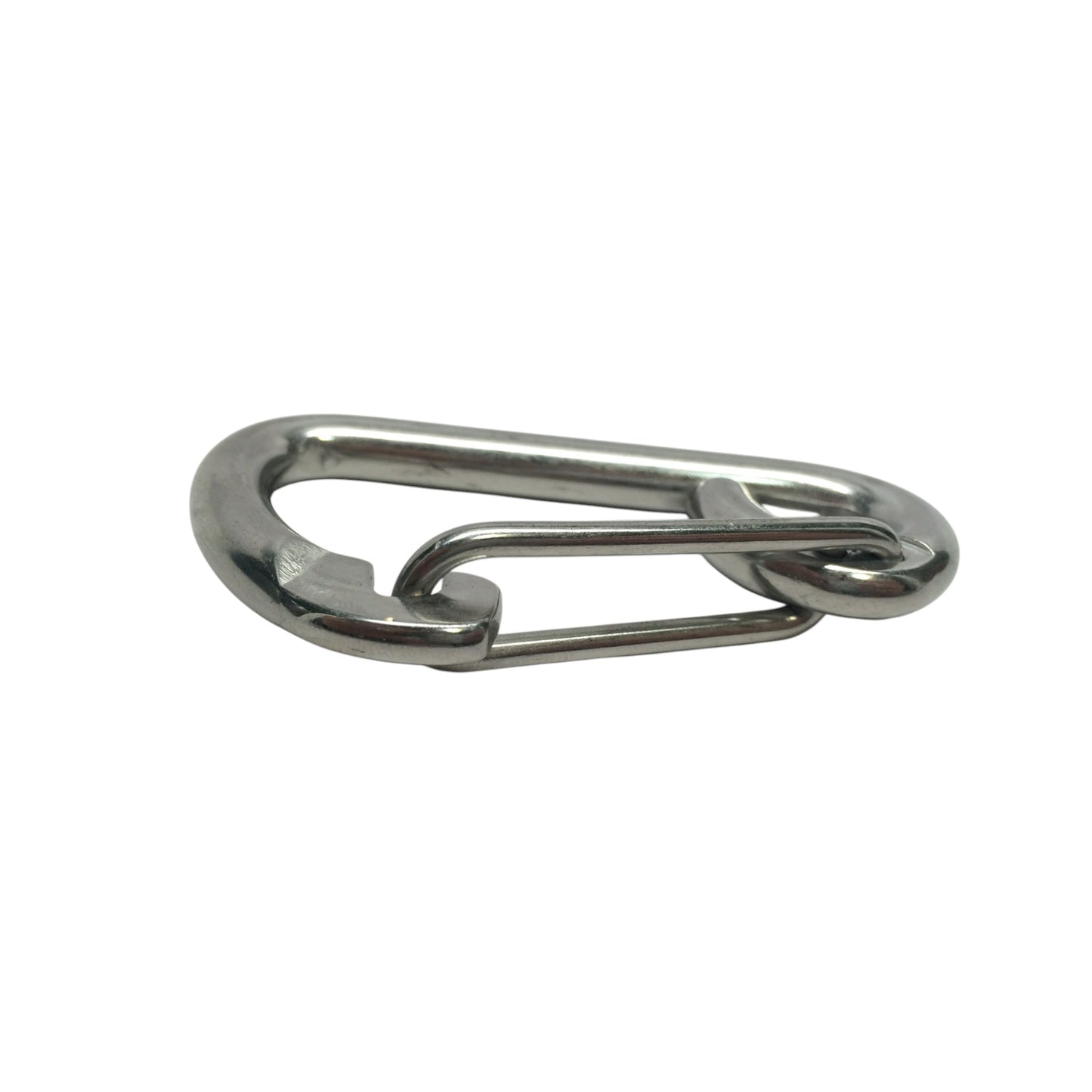 Pactrade Marine Boat SS316 Rigging Secure Safety Spring Snap Hook with Eye 3 1/4"X2"