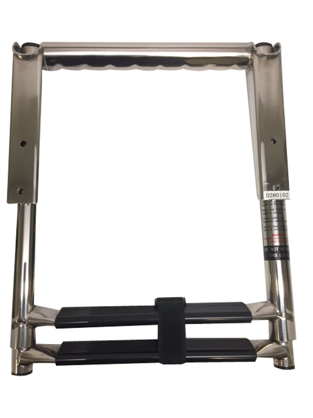 Pactrade Marine Boat Swim Stainless Steel 2 Step Telescopic Drop Ladde