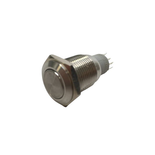 Pactrade Marine Boat Car Trailer SS304 On-Off Push Switch Button with Nut 12VDC 3A
