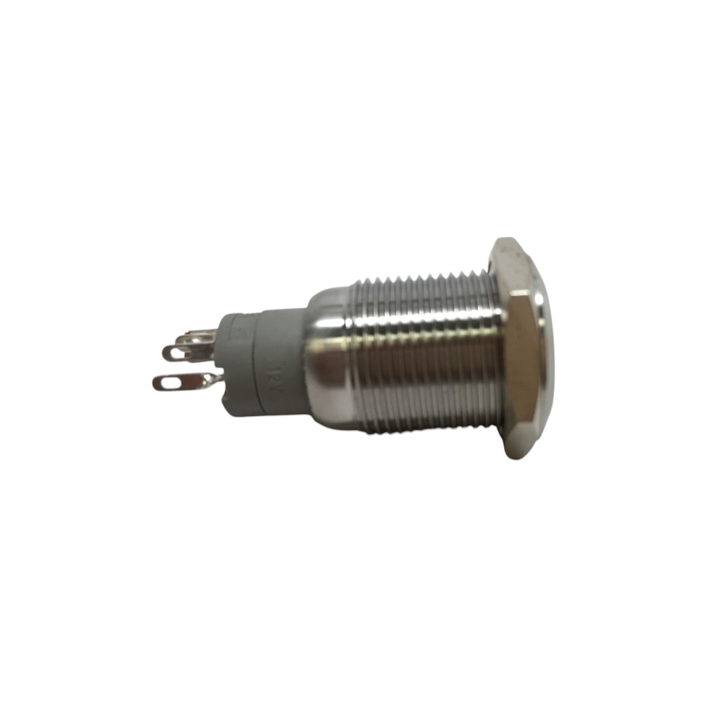 Pactrade Marine Boat Car Trailer SS304 On-Off Push Switch Button with Nut 12VDC 3A