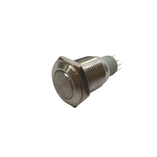 Pactrade Marine Boat Car Trailer SS304 Auto ON-OFF Push Switch Button With Nut 12VDC 3A