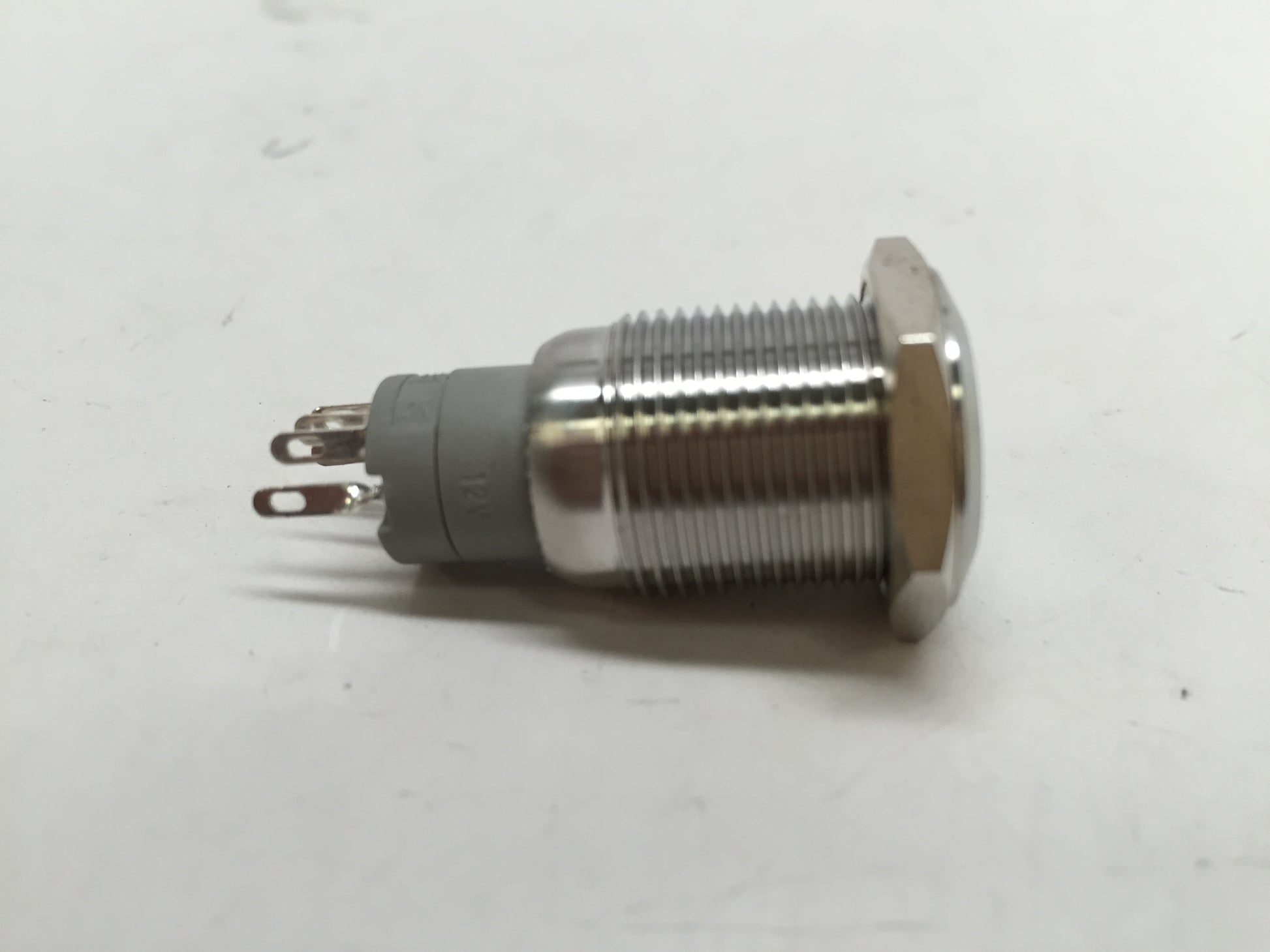 MARINE BOAT CAR TRAILER SS304 AUTO ON-OFF PUSH SWITCH BUTTON WITH NUT ...