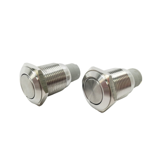 2 of Pactrade Marine Car Trailer SS304 Auto On-Off Push Switch Button with Nut 12VDC