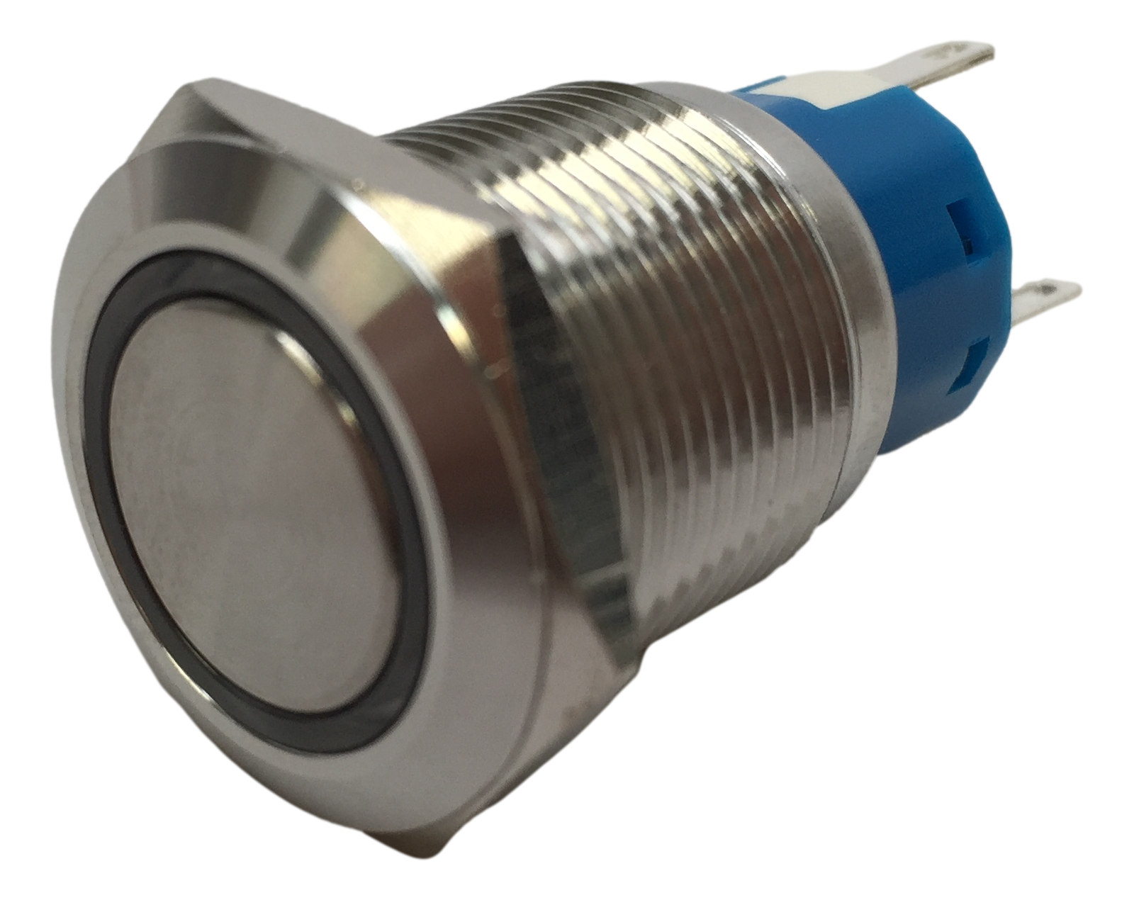 MARINE CAR SS304 BLUE LED 12V 5A FLUSH LIGHT AUTO ON-OFF PUSH SWITCH R ...