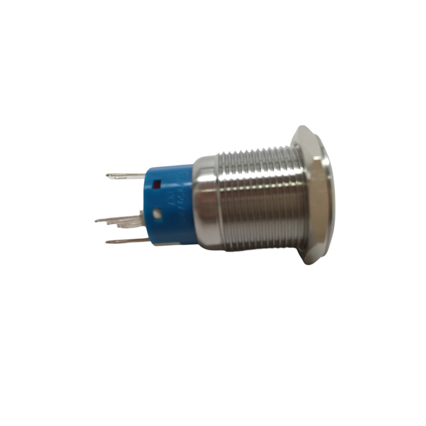 Pactrade Marine Car SS304 Blue LED 12V 5A Flush Light Auto On-Off Push Switch Ring Button