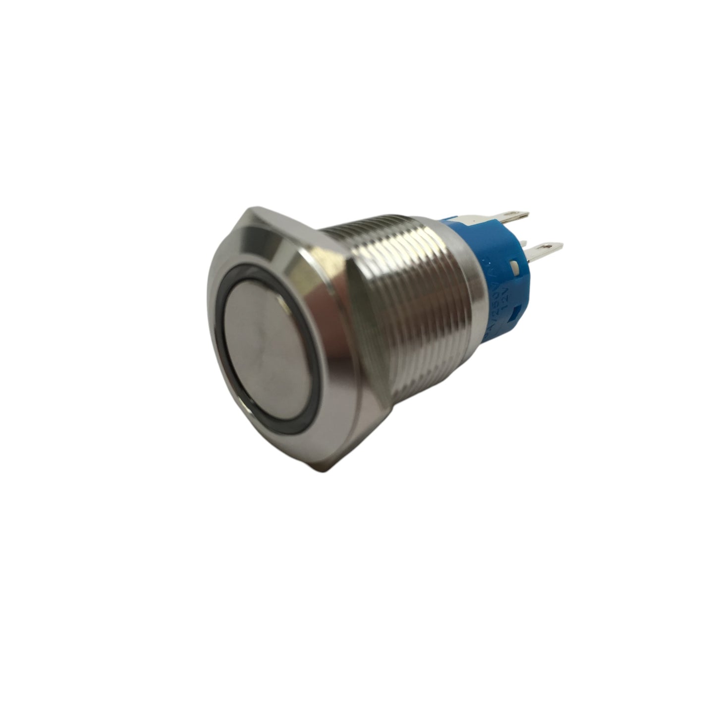 2 of Pactrade Marine Boat SS304 Red LED 12V 5A Flush Light On-Off Push Switch Ring Button