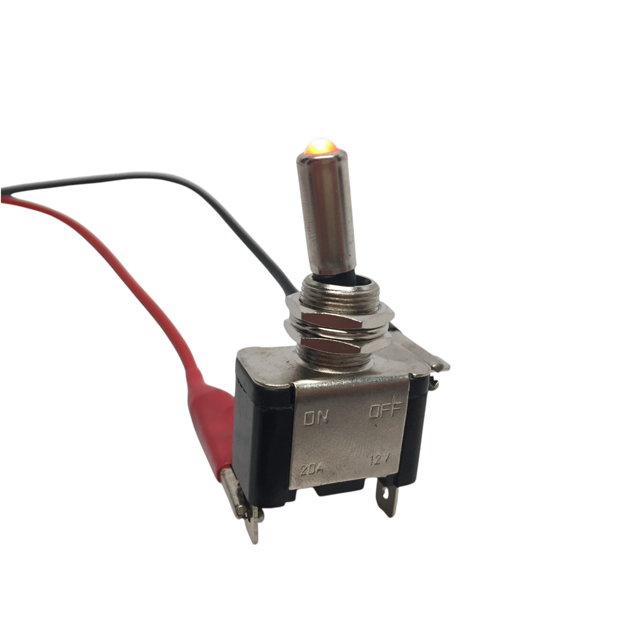 2 PCS MARINE BOAT AUTOMOTIVE CAR 12V 20A BLUE DOT LED TOGGLE SWITCH SPST ON/OFF - Foto 6