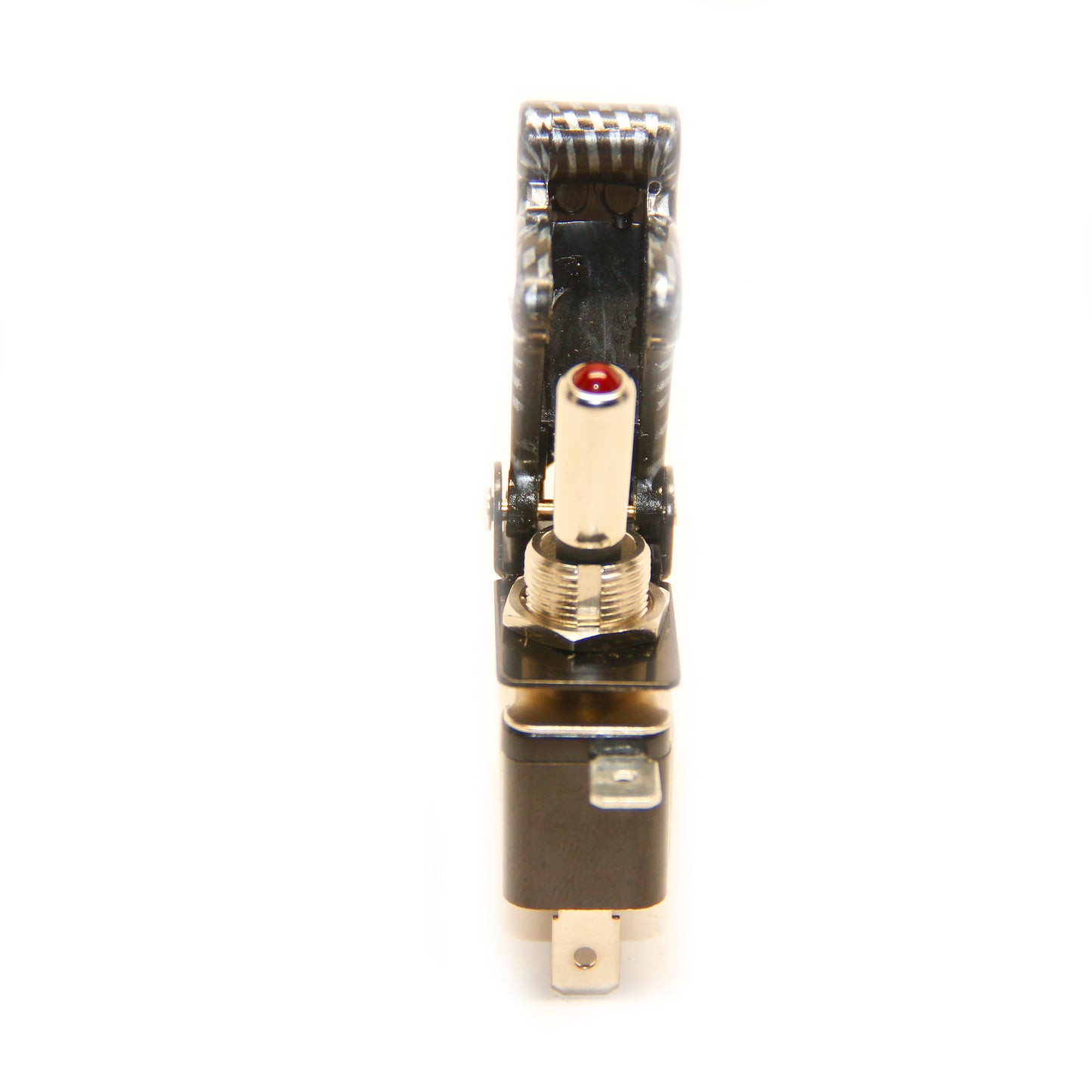 Pactrade Marine Red LED Dot Toggle Switch and Safety Switch Flip Cap Cover