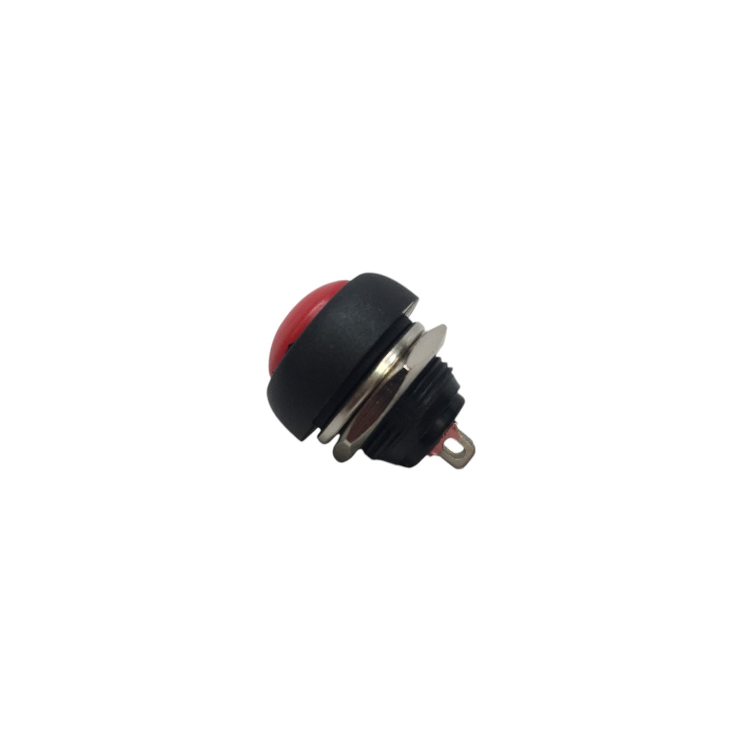 Pactrade Marine 4 PCS Boat Car 12MM Mini Round Red Push Button Switch Momentary On-Off