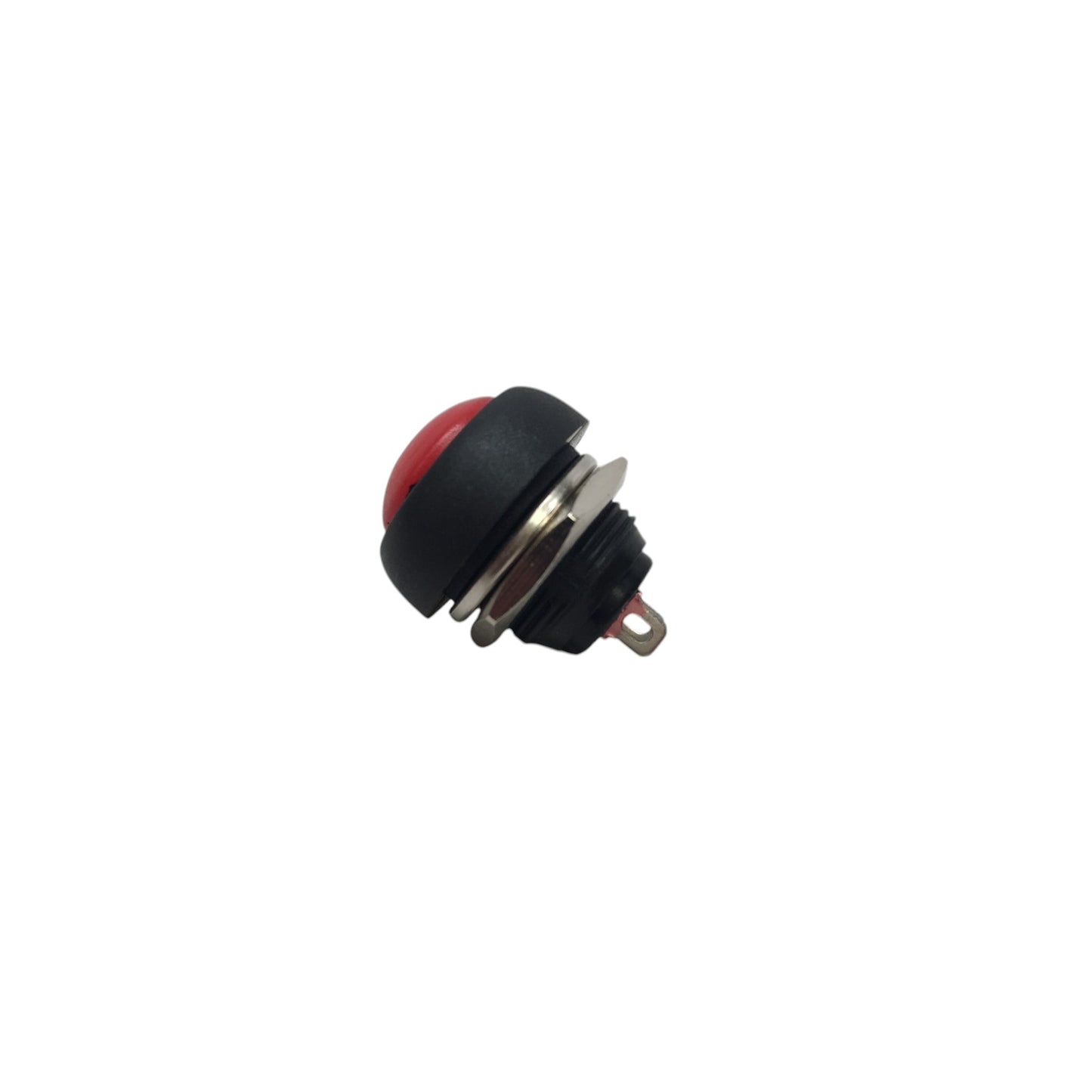 Pactrade Marine 10pcs Car Mini Round Red Push Button Switch Momentary On-Off