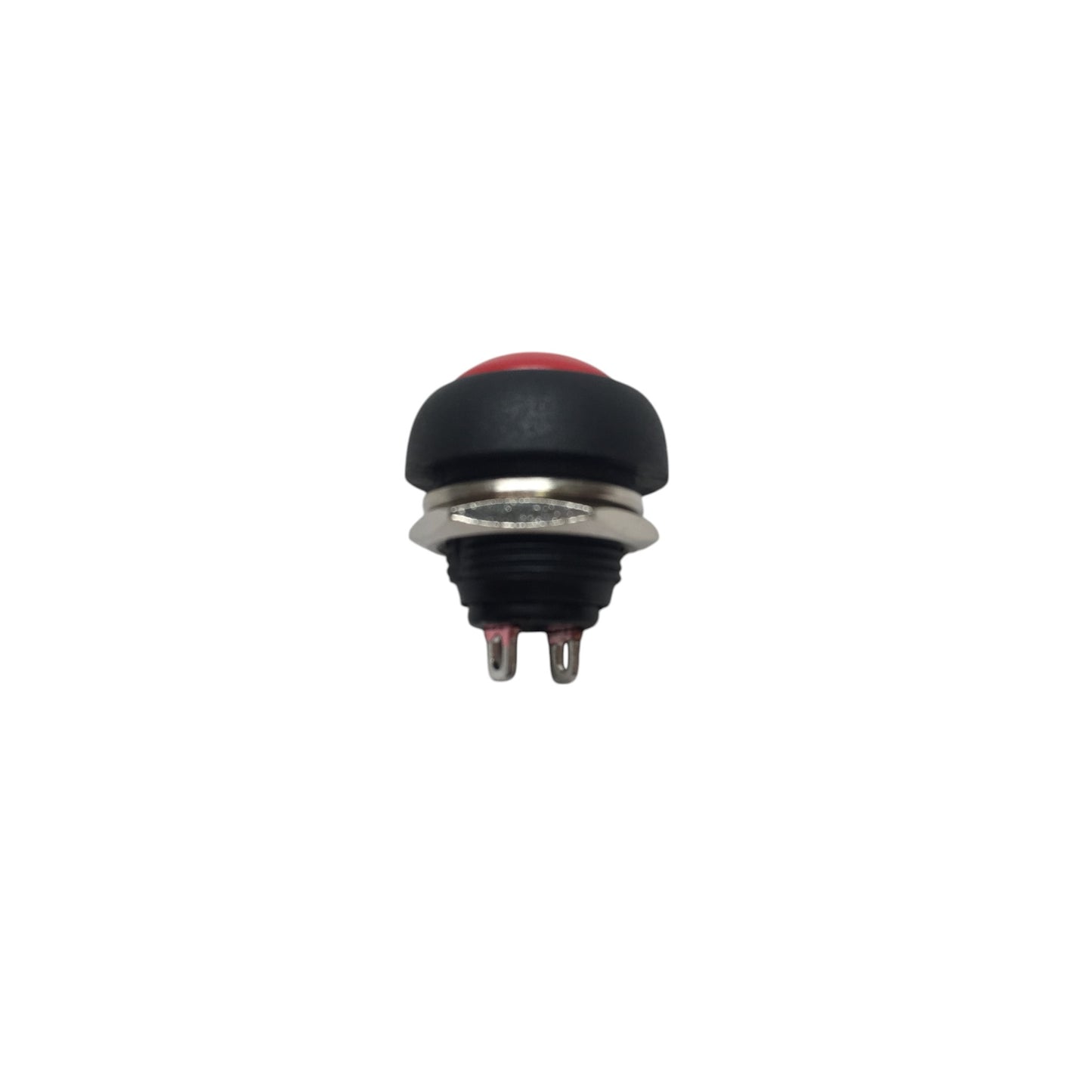 Pactrade Marine 10pcs Car Mini Round Red Push Button Switch Momentary On-Off