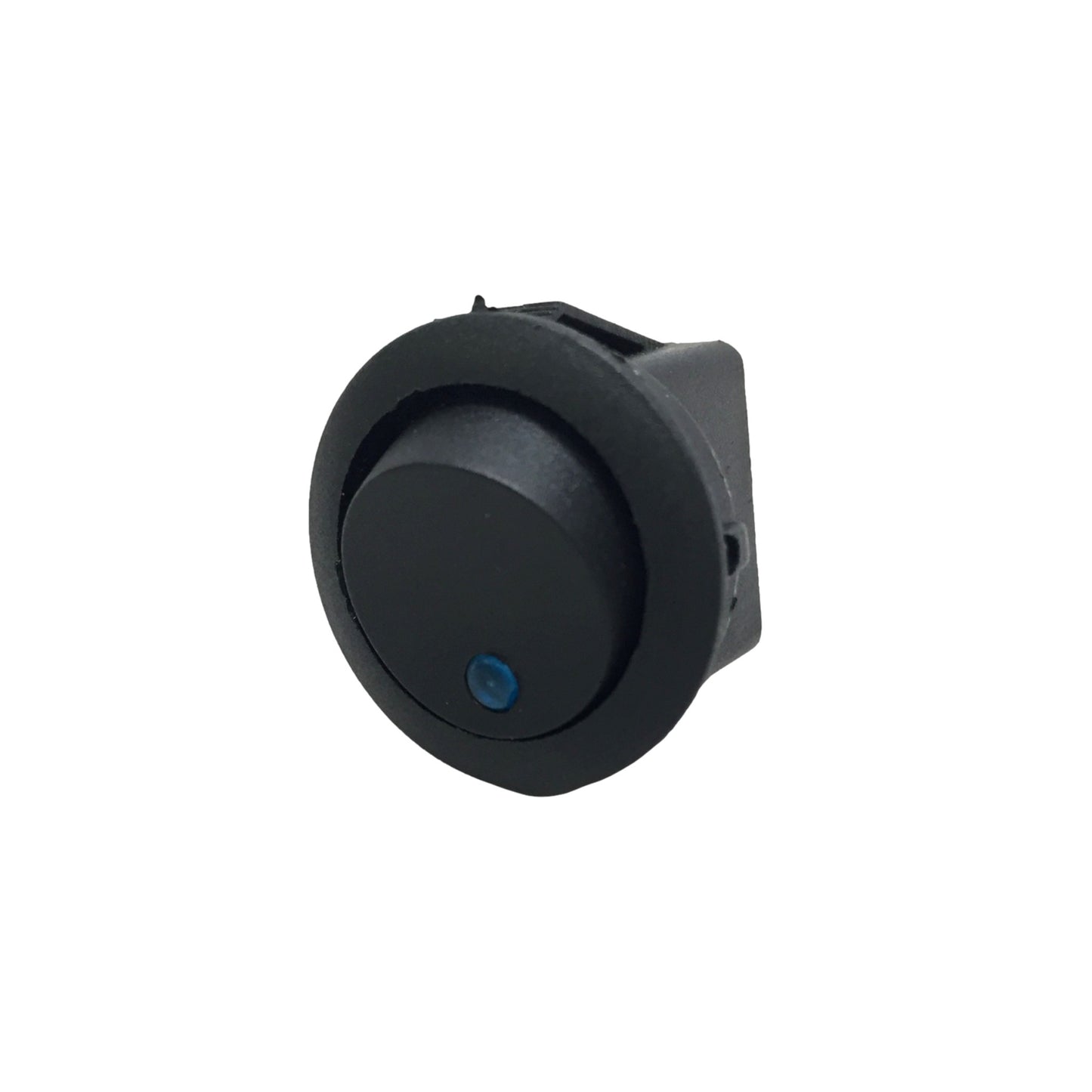 Pactrade Marine 5 PCS Boat Automotive Car Round Blue Dot LED Rocker Switch SPST On/Off