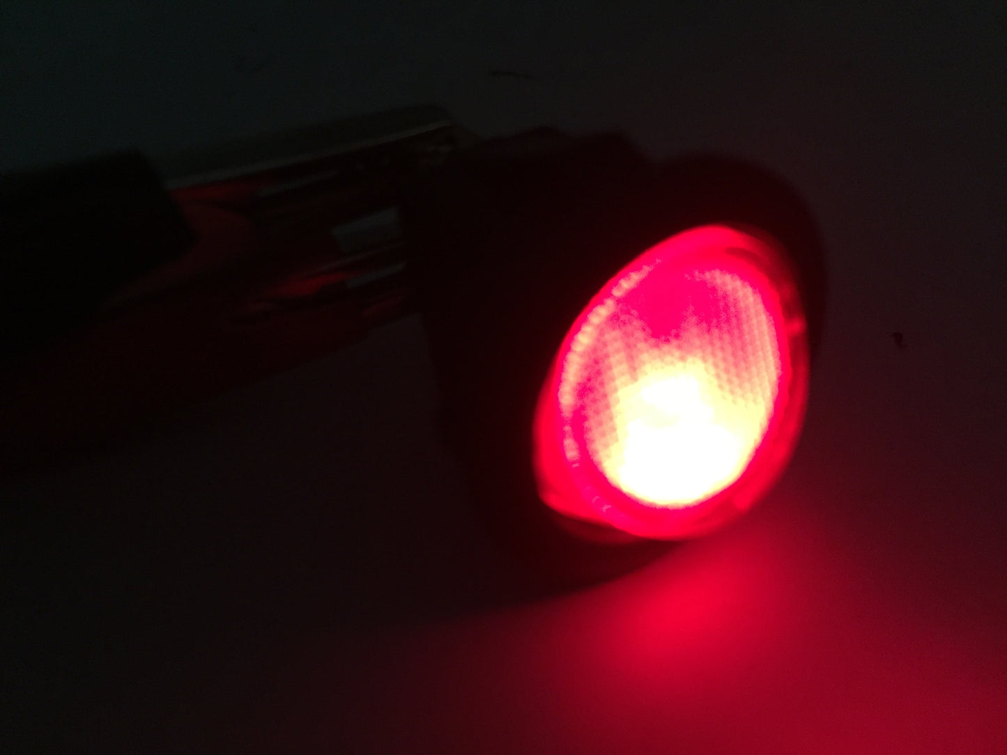5 PCS Pactrade Marine Boat Automotive Car Small Round Red LED Rocker Switch SPST ON/OFF