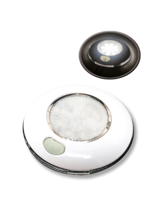 Pactrade Marine 5" Dome Light - Stainless Steel 304 Accent Light With Rocker Switch For Boats & RVs