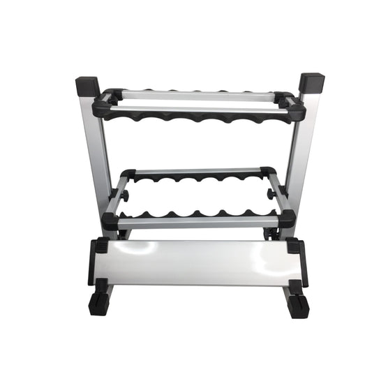 Pactrade Marine Fishing Rod Holder Aluminum Alloy Portable 12 Vertical Rack Boat Home Garage