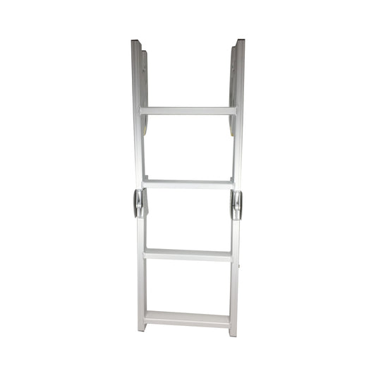Pactrade Marine Pontoon Boat Folding Boarding 4-step Ladder Aluminum