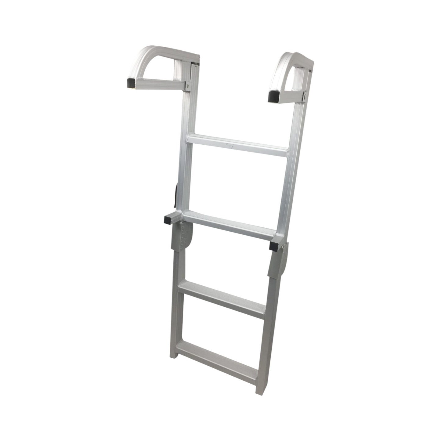 Pactrade Marine Pontoon Boat Folding Boarding 4-step Ladder Aluminum