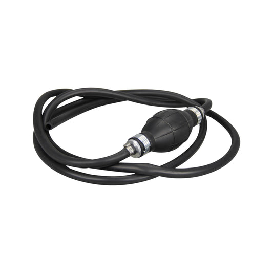 Pactrade Marine Boat Kart Cargo Universal Rubber Pump Hose Assembly Fuel Line Pipe Outboard Boat with Primer Bulb With 6' Hose Black (8mm)