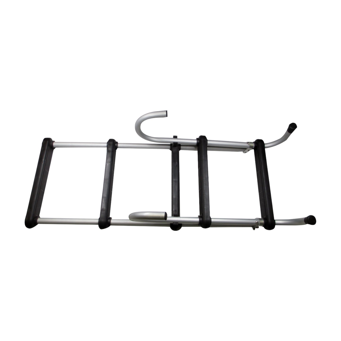 Pactrade Marine Pontoon Boat Removable Folding Ladder 5 Step Anodized Aluminum Tubing 300lbs