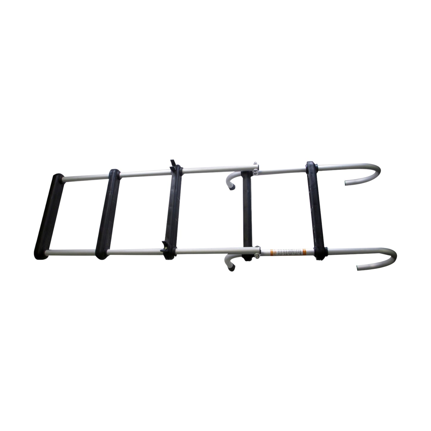 Pactrade Marine Pontoon Boat Removable Folding Ladder 5 Step Anodized Aluminum Tubing 300lbs