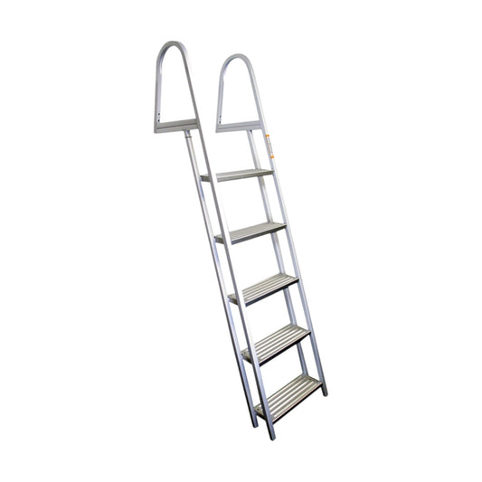Pactrade Marine Pontoon Boat 5 Step Dock Ladder Aluminum Removable Boarding Ladder Capacity 300lbs 