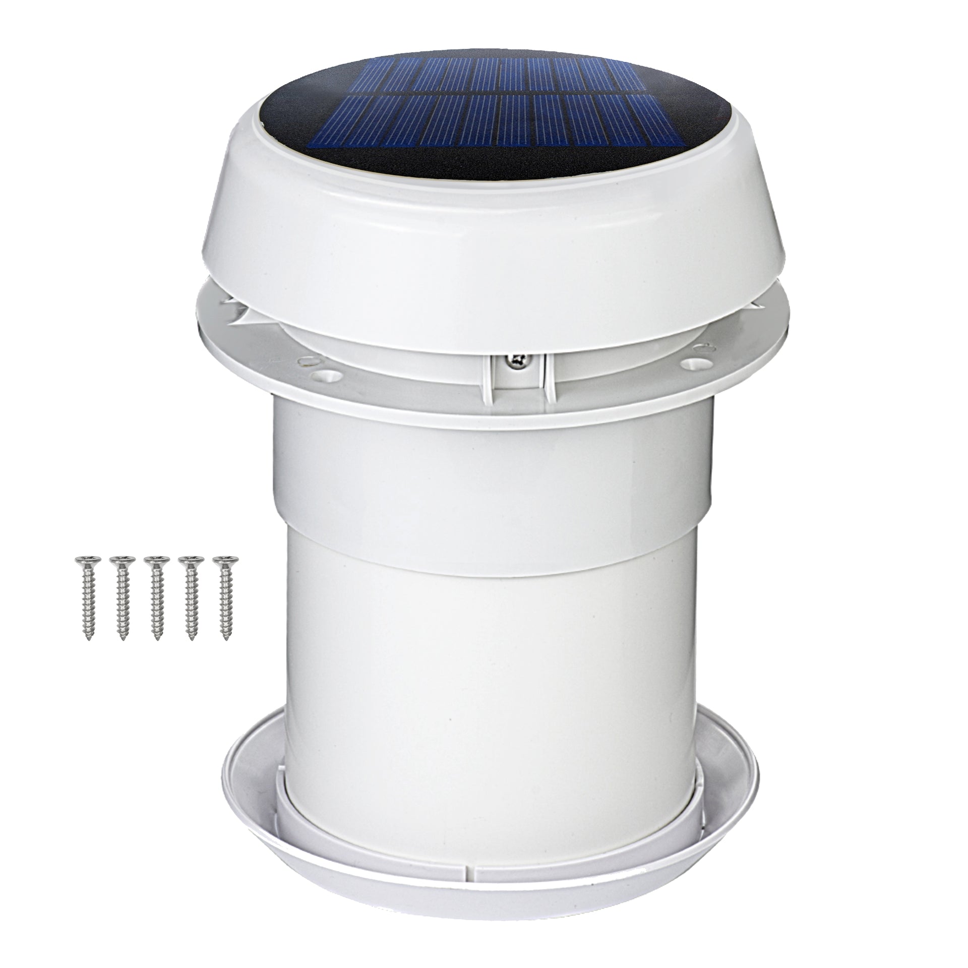 Pactrade Marine Solar Roof Vent Fan Dual-Mode 12V/Solar Vent Fan for