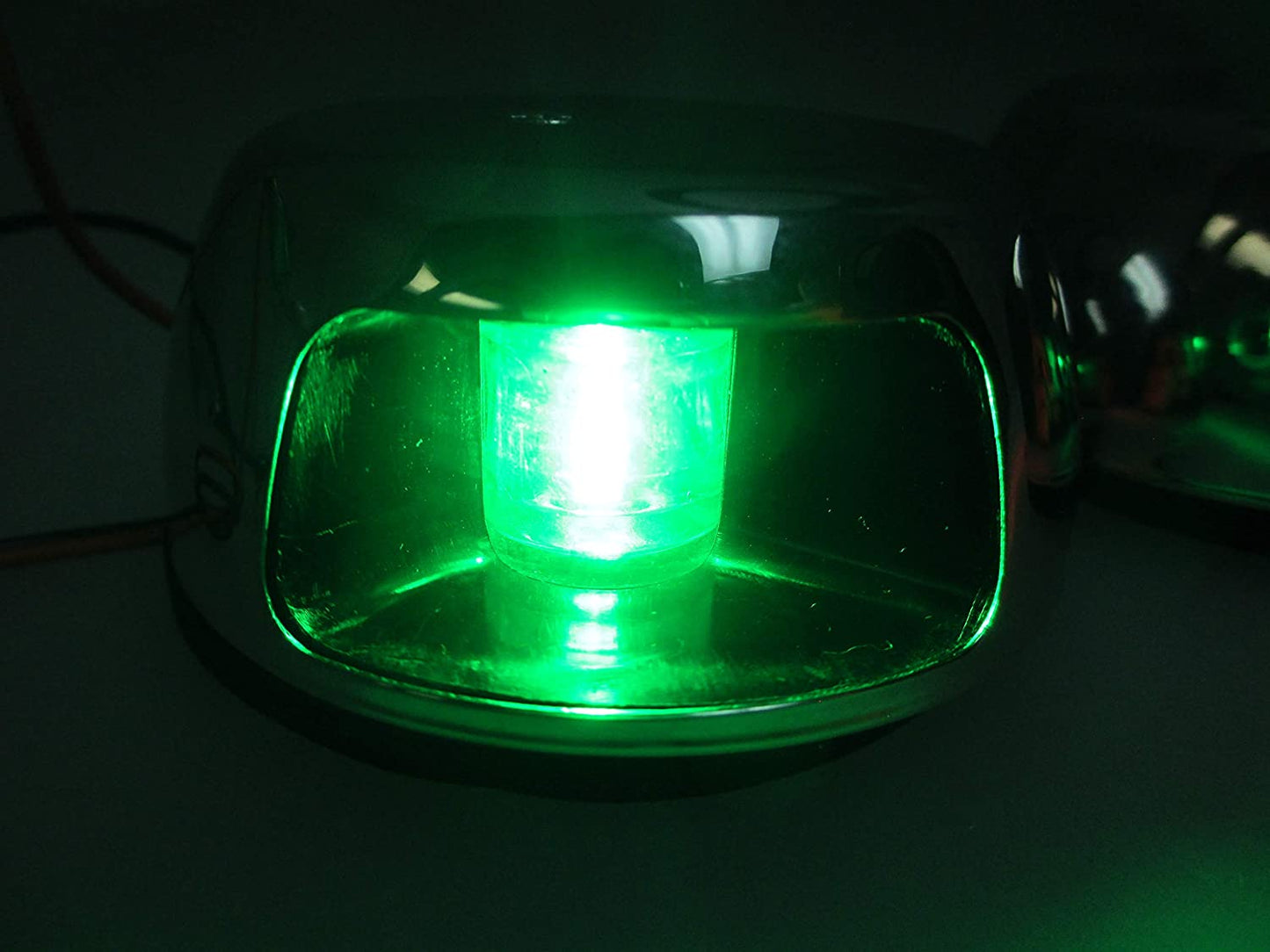 Pactrade Marine Horizontal SS304 Navigation Green Starboard Red Port LED Lights