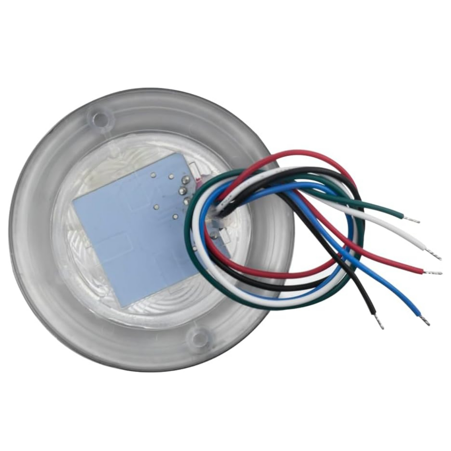 Pactrade Marine LED Courtesy Lights RGBW - 3-Inch, Remote-Controllable (5-Wire, Requires Controller) - Stainless Steel Surface Mount - Dimmable Color-Changing Interior Boat Lights, Marine-RV Ready 12V