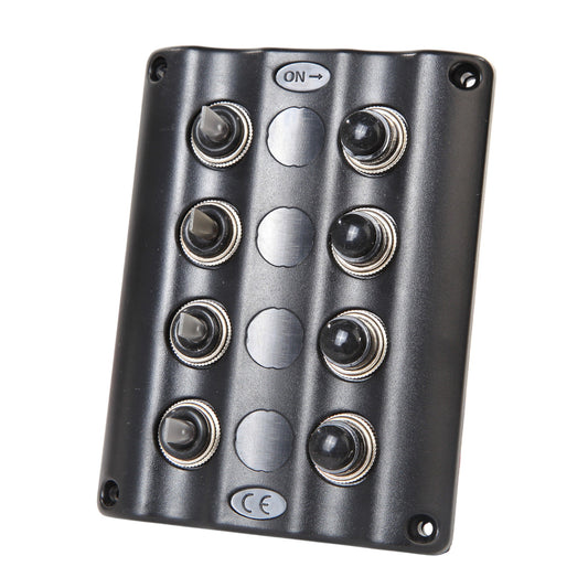 Pactrade Marine Boat RV 4 Gang Waterproof Toggle Switch Panel W/LED Indicator & Breakers