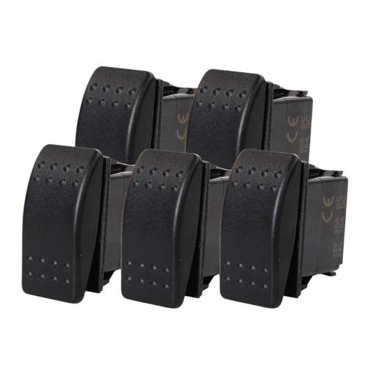 5 PCS Pactrade Marine Boat Bus RV Trailer Rocker Switch ON-OFF SPST 2 Pin Auto Car
