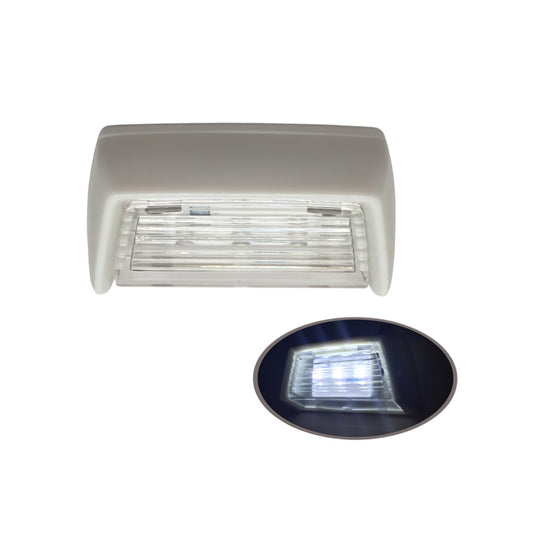 Pactrade Marine Boat LED RV Trailer Cool White 12V Courtesy Light ABS 3.5"X1.8" 3 LED