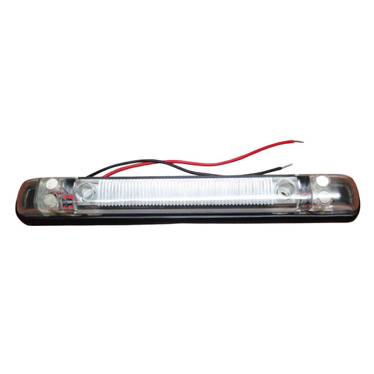 Pactrade Marine Boat Part LED 7" Long Rail Light Blue PC Connect Up To 6 Units Maximum