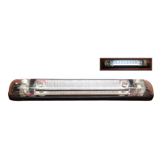 Pactrade Marine Boat Part LED 7" Long Rail Light White PC Connect Up To 6 Units Maximum