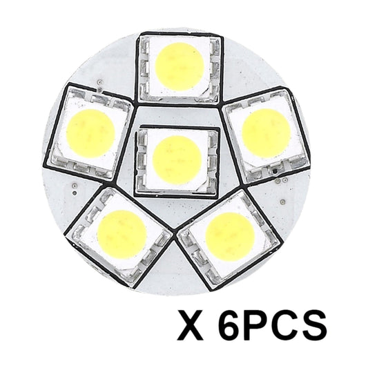 Pactrade Marine Boat RV Auto Trailer Part LED Bulb G4 Warm White Back Pin .91" Dia. 6 PCS