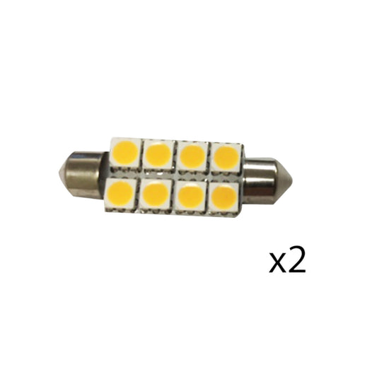 Pactrade Marine LED Bulb Festoon Type 12VDC 120LM Warm White 1 5/8 X 1/2" 2PCS