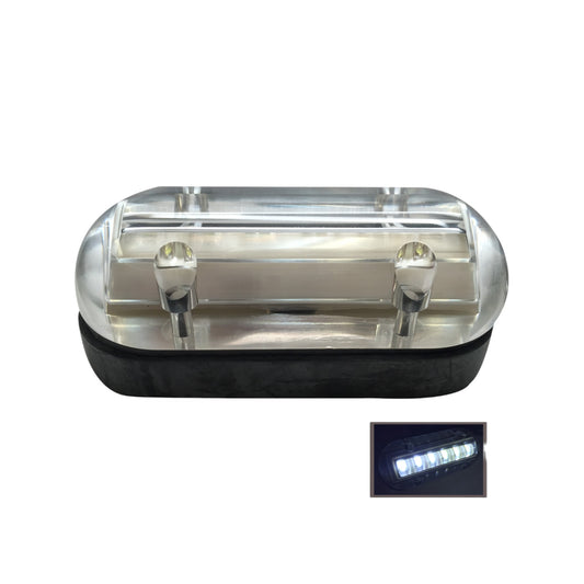 Pactrade Marine Ocean Bright Underwater Light Accent Surface Mount 6 LED 12V, White