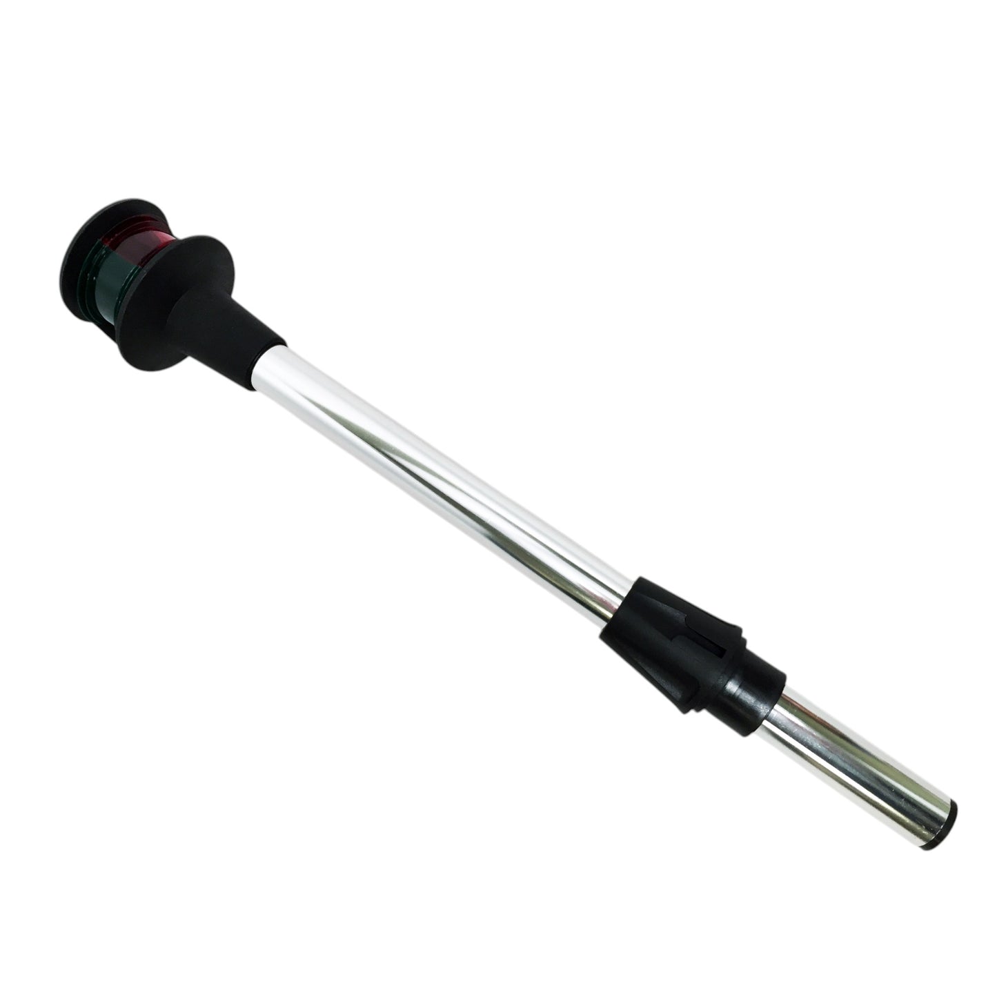 Pactrade Marine Boat Navigation Red Green Bicolor 13-1/2" Plug In Bow Light Aluminum Post