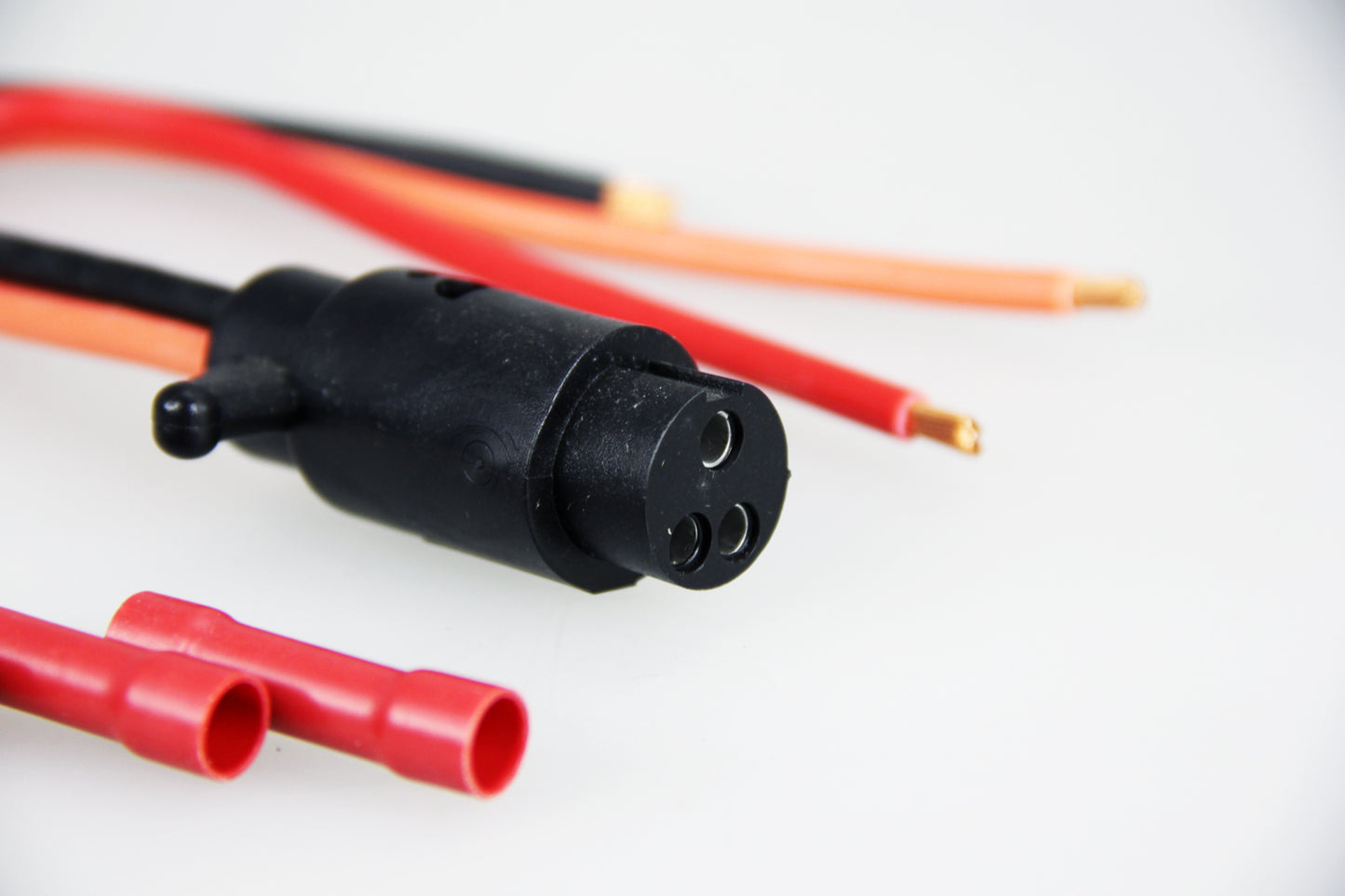 Pactrade Marine Boat Trolling Motor Female Connector 3-Wire 8 Gauge 12-24V
