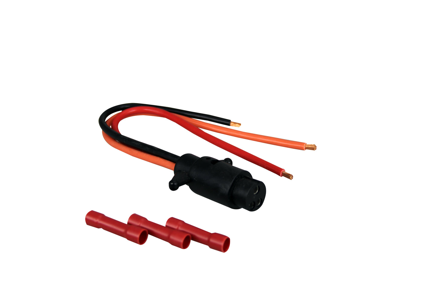 Pactrade Marine Boat Trolling Motor Female Connector 3-Wire 8 Gauge 12-24V