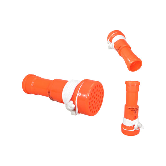 Pactrade Marine Boat Horn Safety Blaster Orange ABS Plastic Float 115DB Loudness