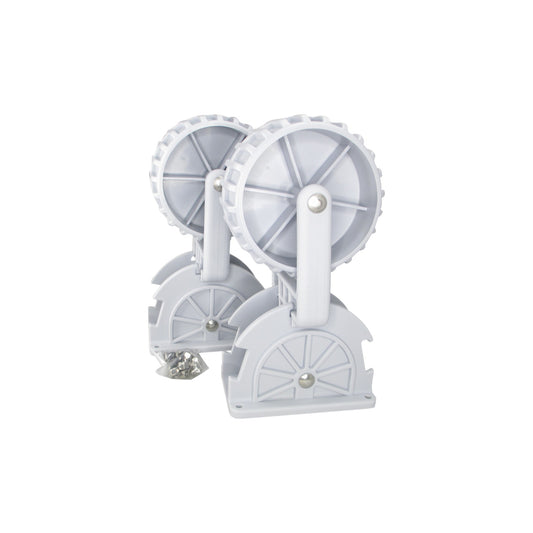 Pactrade Marine Flip-up Retrackable Dinghy Wheels Pair Nylon Inflatable Boat Launching Wheels / Boat dolly