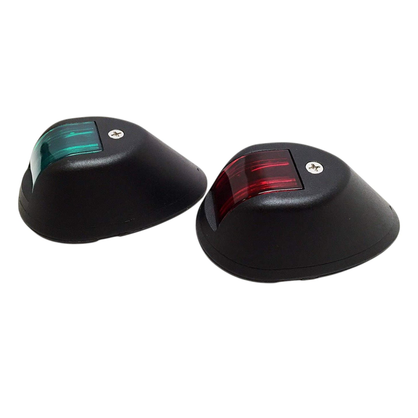 Pactrade Marine Boat Pair Of Green Red Navigation Side Light Black Nylon Housing 12V 10W