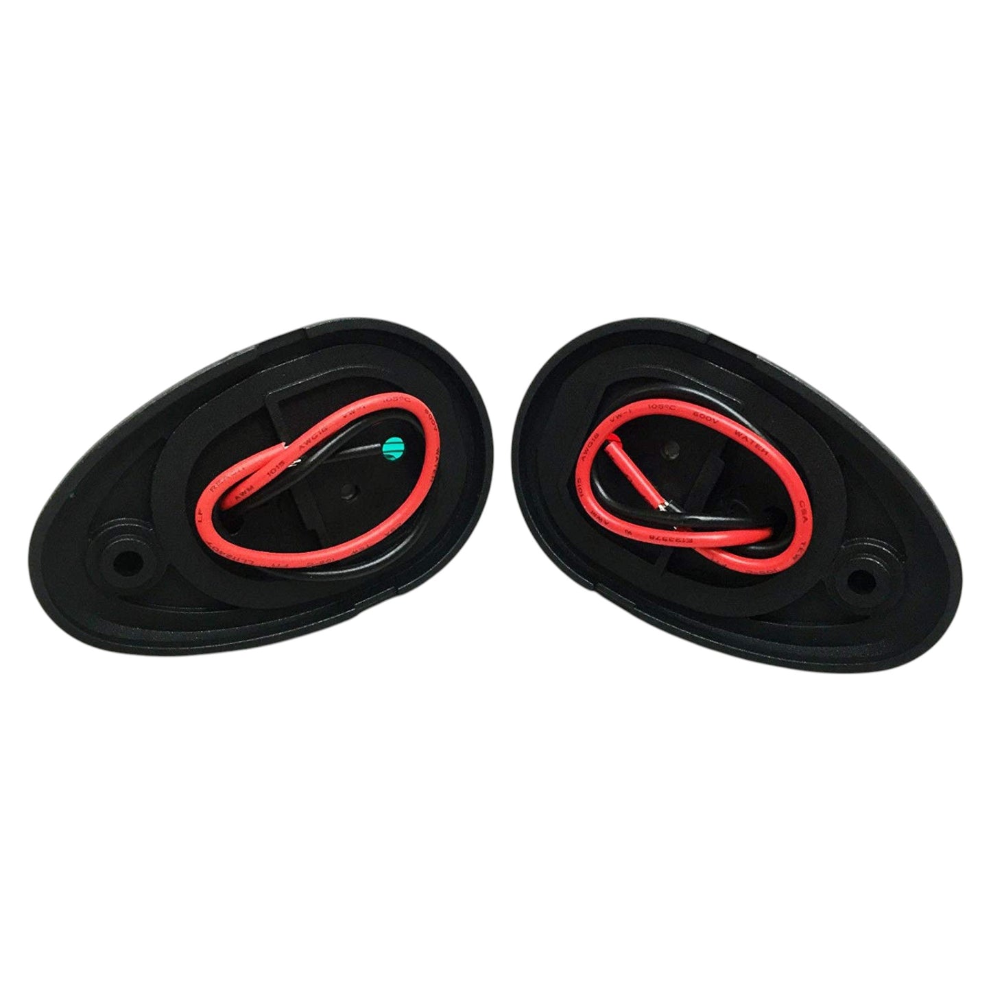 Pactrade Marine Boat Pair Of Green Red Navigation Side Light Black Nylon Housing 12V 10W