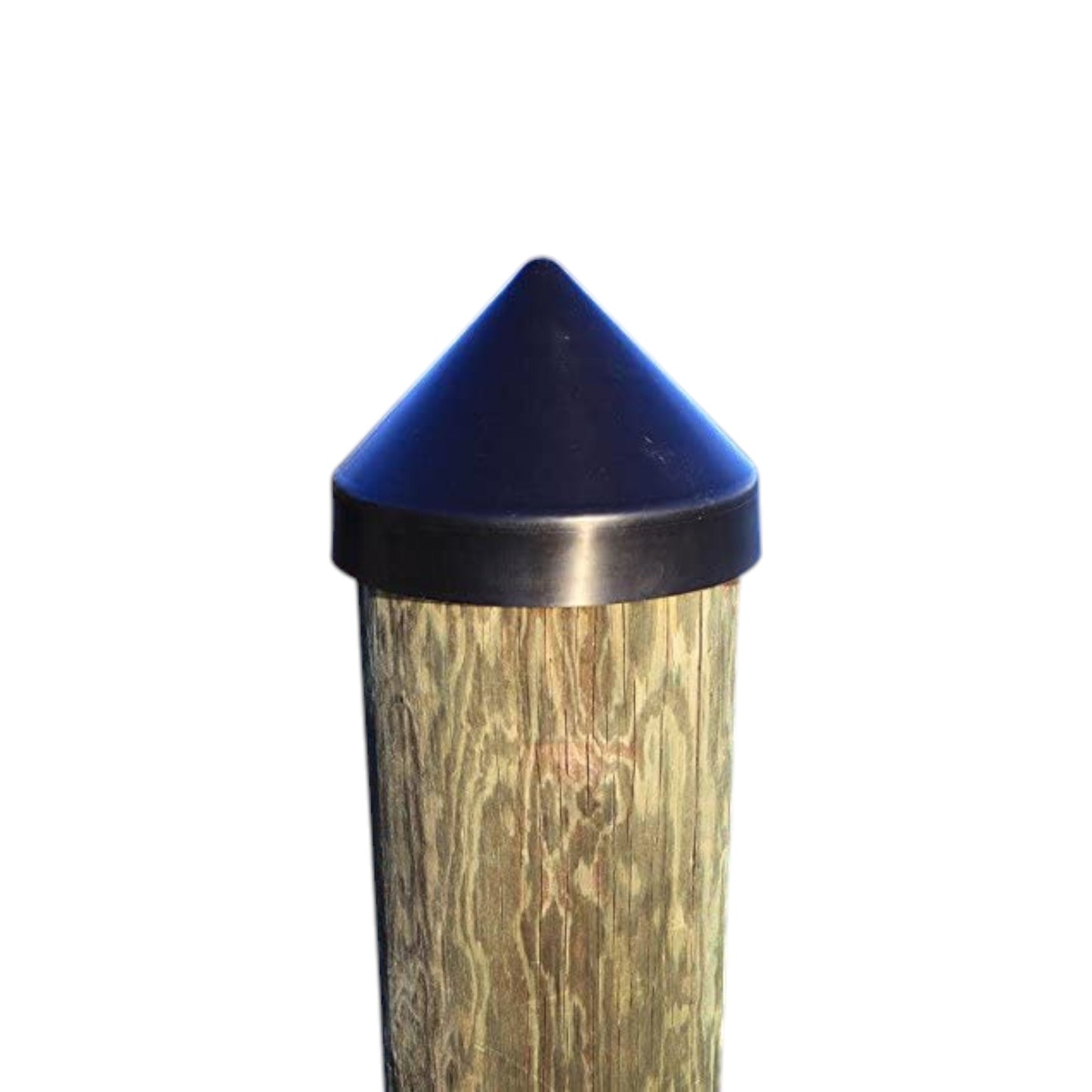 Pactrade Marine Boat Dock Post 8" Black Piling Cone Cap Cover Plastic 8PCS