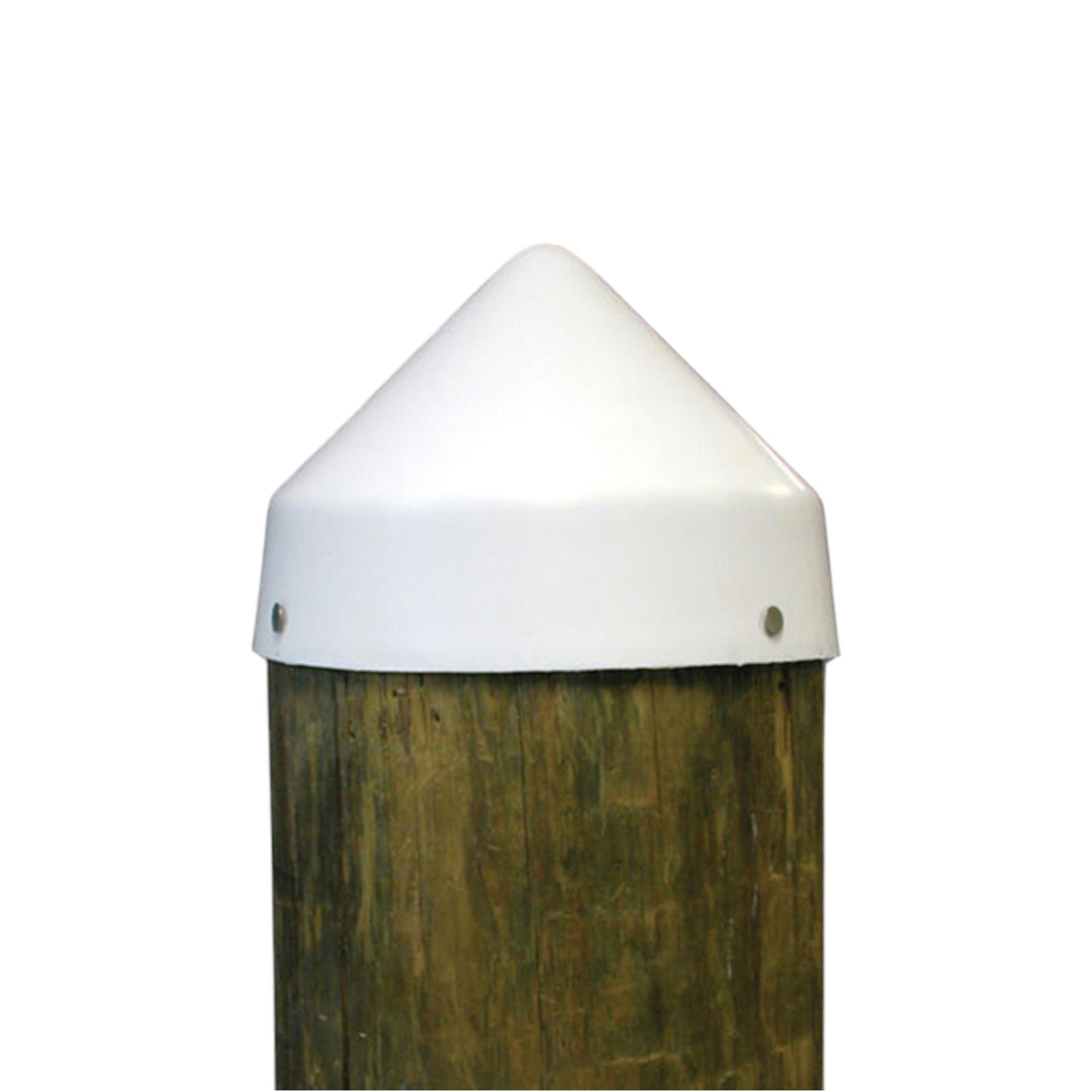 Pactrade Marine Boat Dock Post 8" White Piling Cone Cap Cover Plastic