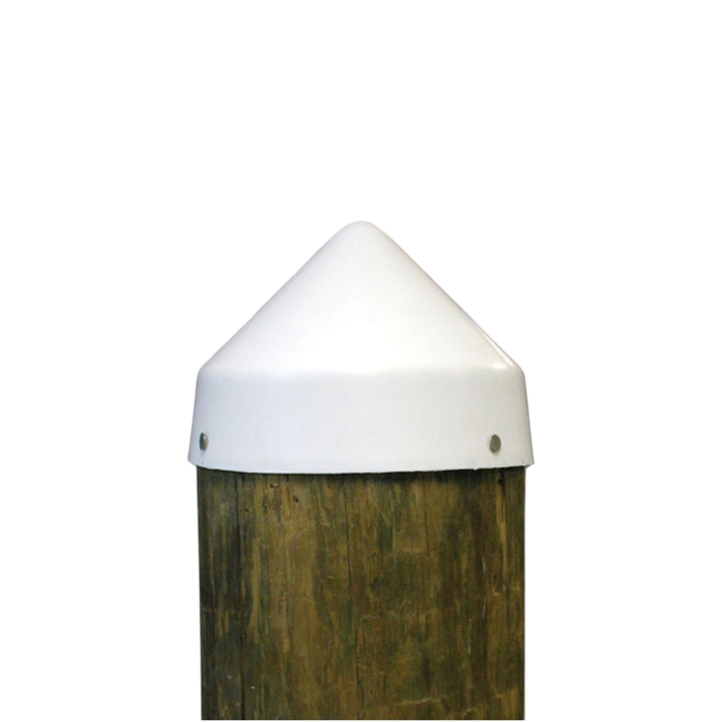 Pactrade Marine Boat Dock Post 8" White Piling Cone Cap Cover Plastic 6PCS