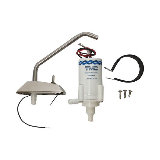 Pactrade Marine TMC Electric Galley Pump Set 12V 100GPH For Boat Caravan RV